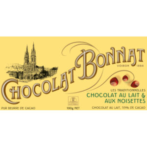 BONNAT | Milchschokolade 55% Kakao mit Haselnüssen